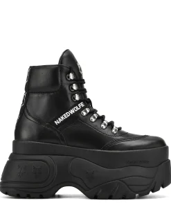 Spike Black Leather<Naked Wolfe Outlet