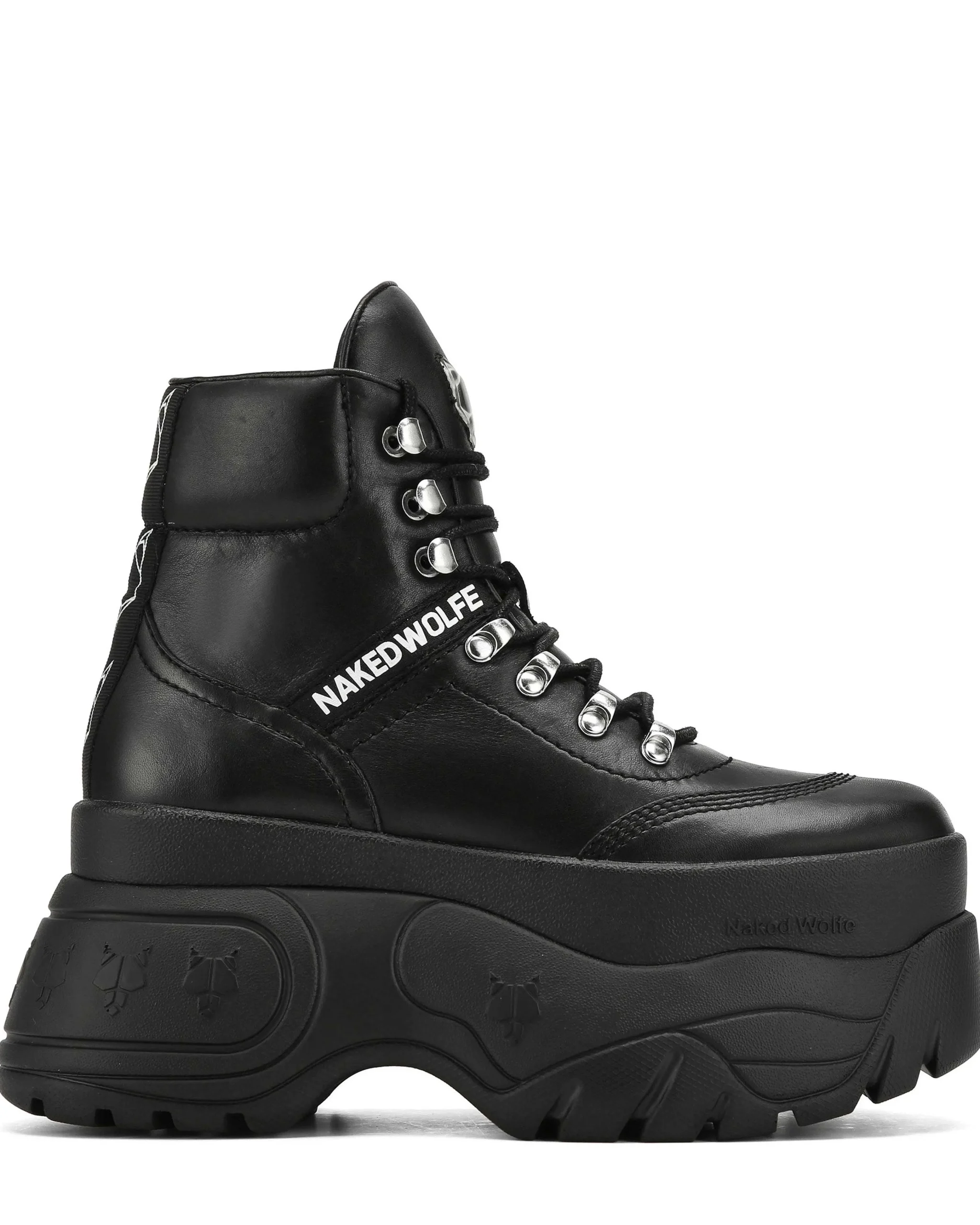 Spike Black Leather<Naked Wolfe Outlet
