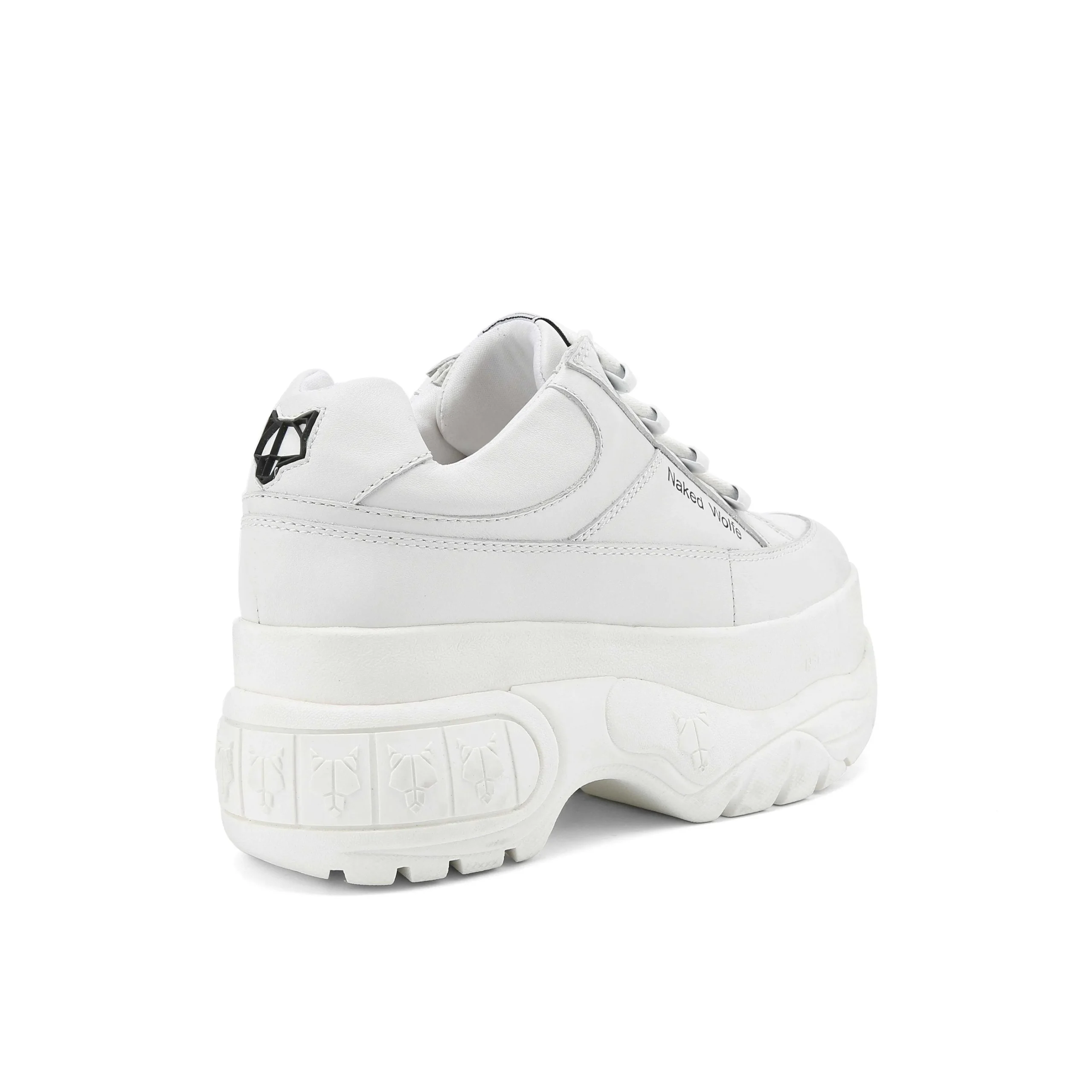 Sporty White Leather<Naked Wolfe Hot