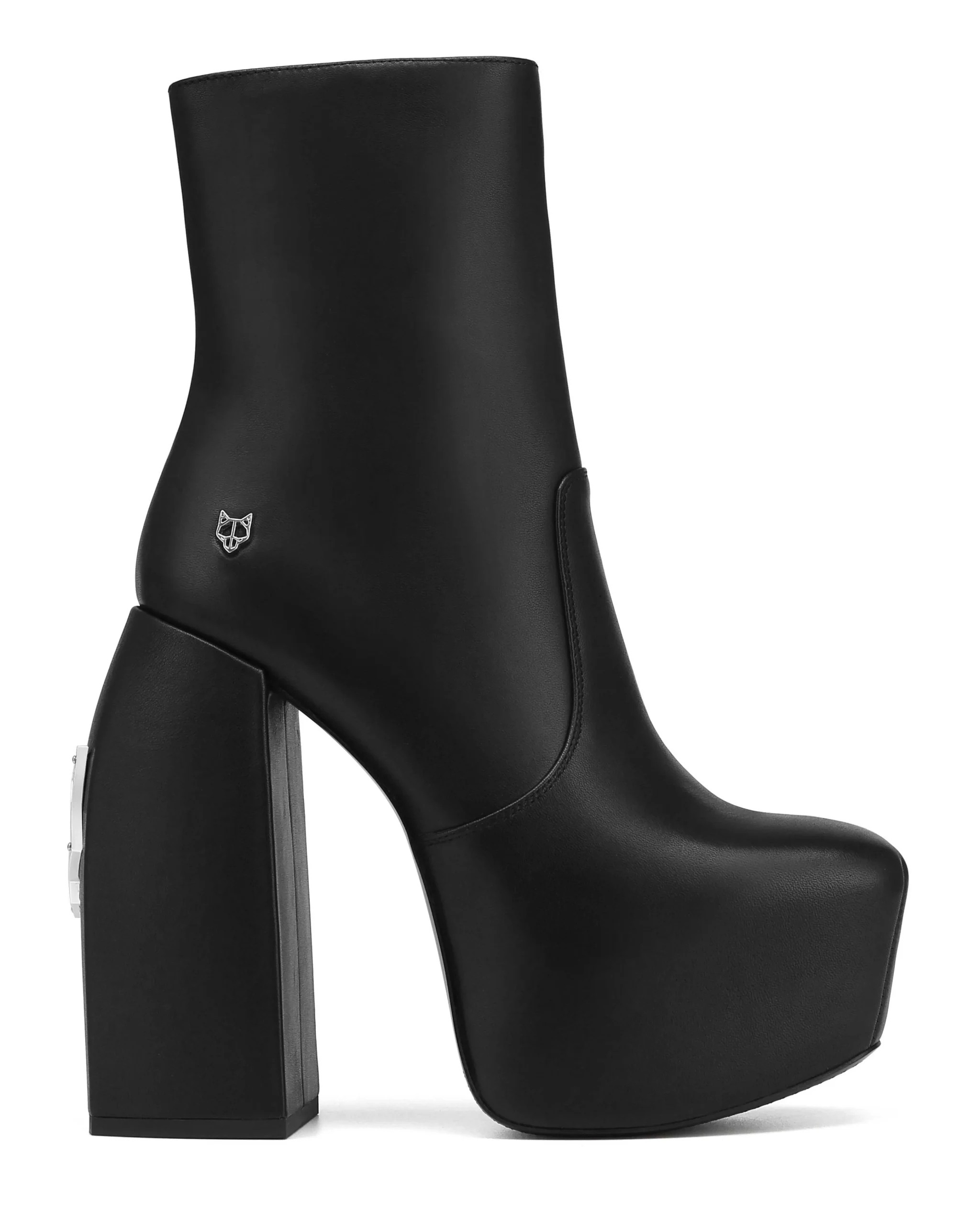 Stylish Black Leather<Naked Wolfe Cheap