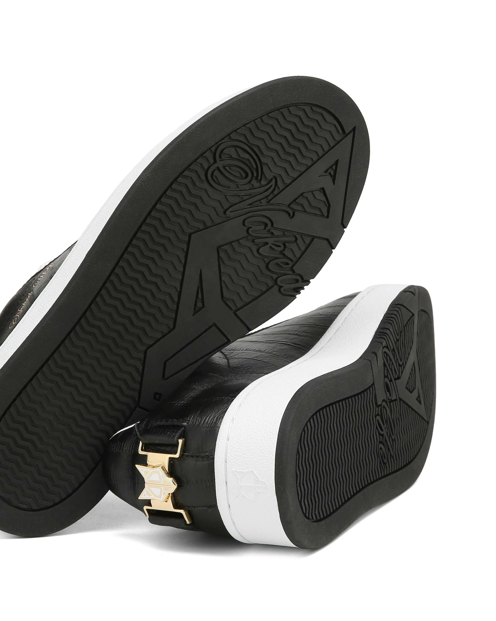Suri Eel Print Leather Black<Naked Wolfe Cheap