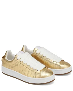 Suri Eel Print Leather Gold<Naked Wolfe Cheap