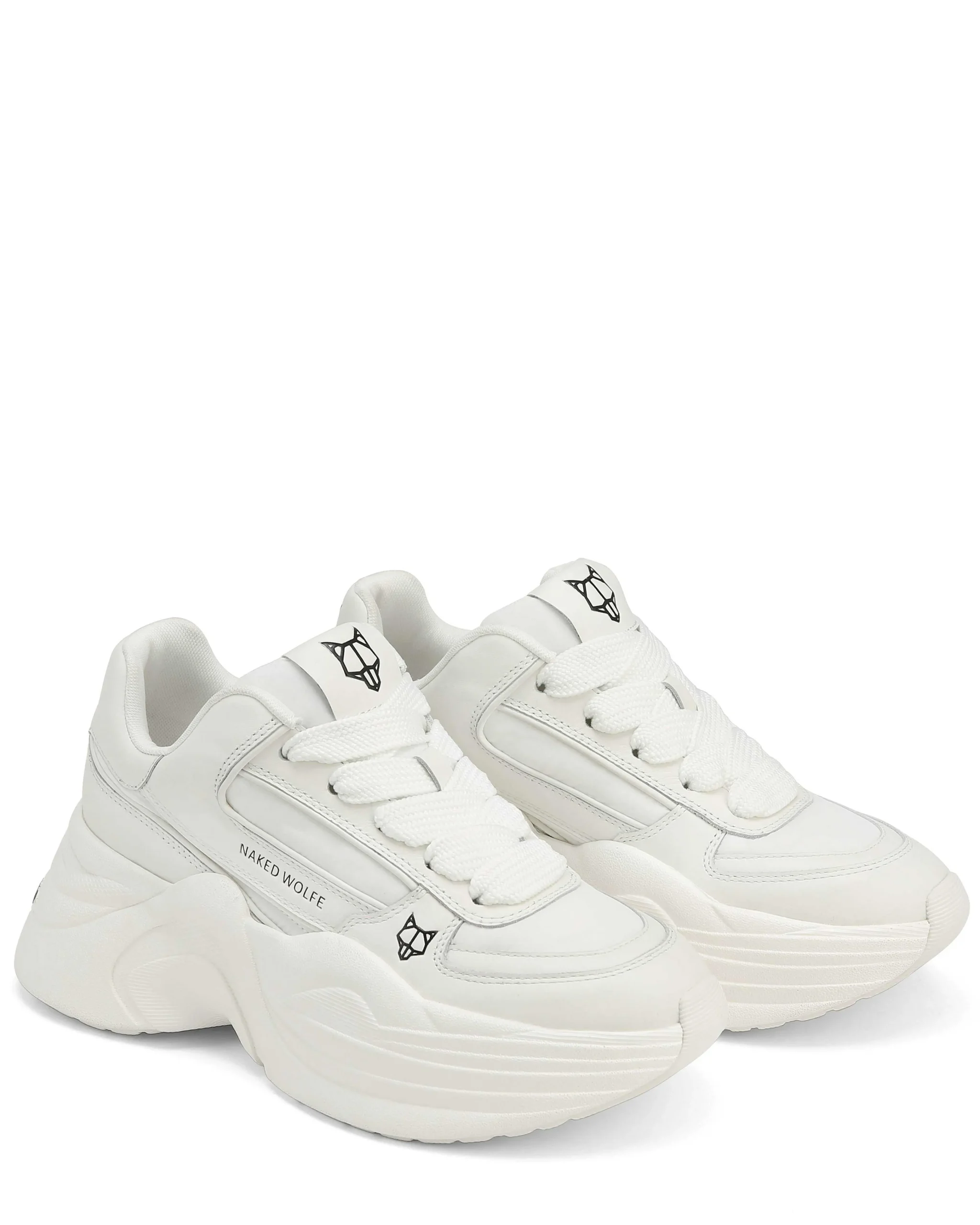 Temple White Leather<Naked Wolfe Fashion