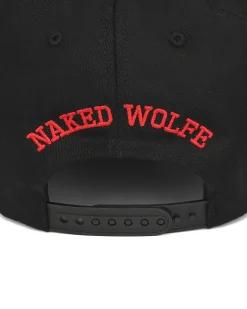 Varsity Unconstructed Cap Black/Red<Naked Wolfe Cheap
