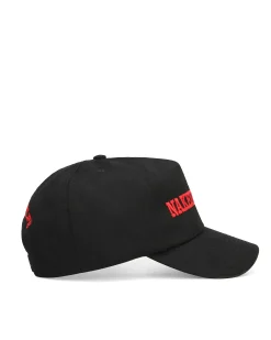 Varsity Unconstructed Cap Black/Red<Naked Wolfe Cheap