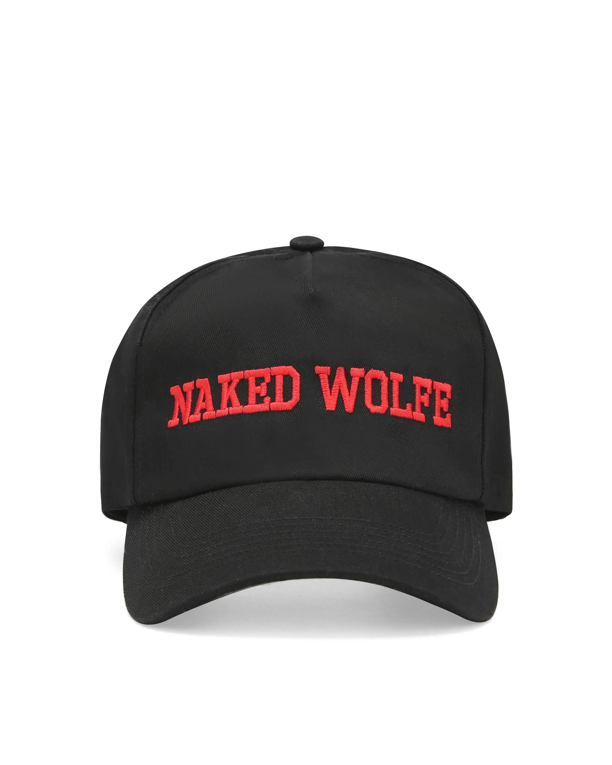 Varsity Unconstructed Cap Black/Red<Naked Wolfe Cheap