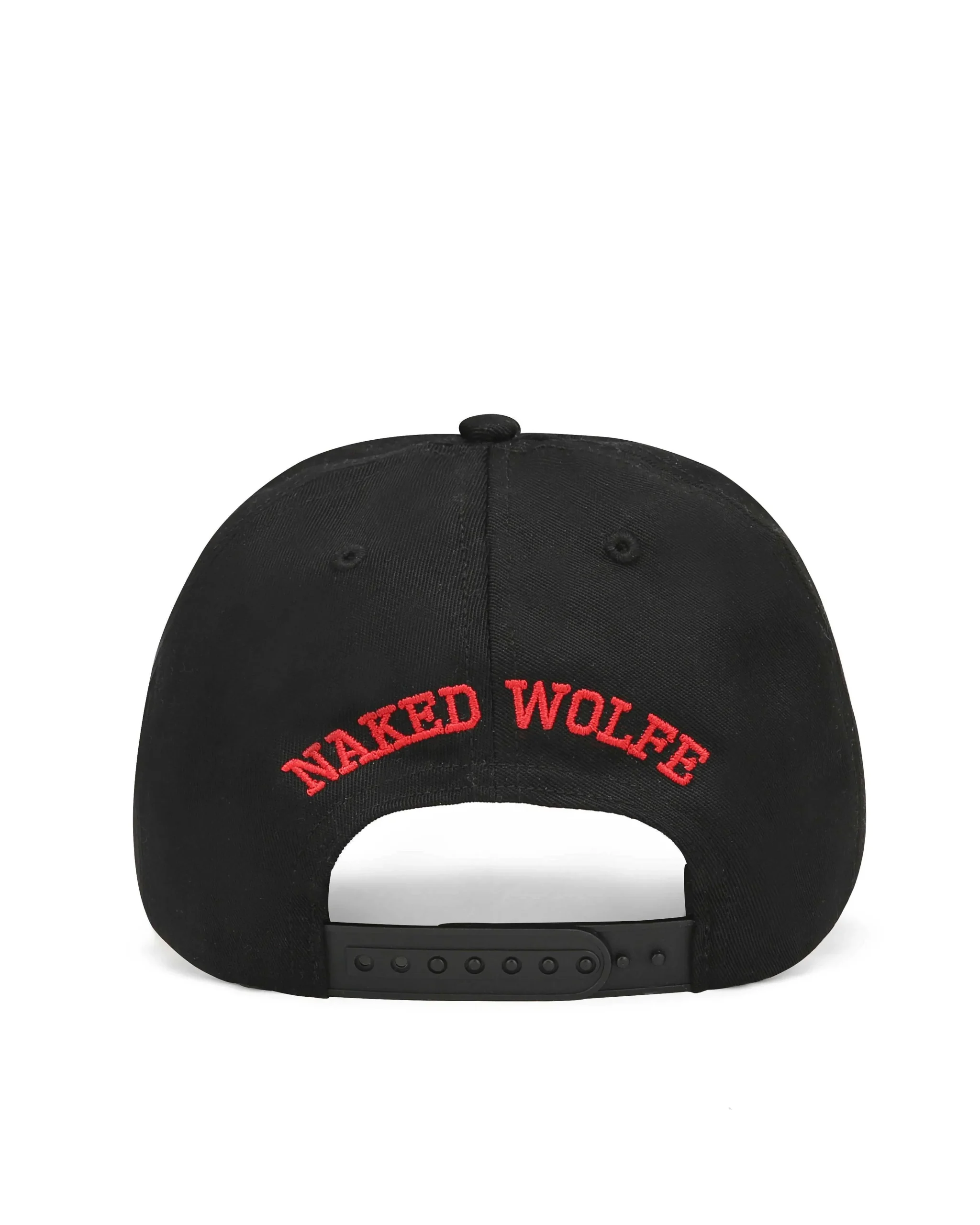 Varsity Unconstructed Cap Black/Red<Naked Wolfe Cheap